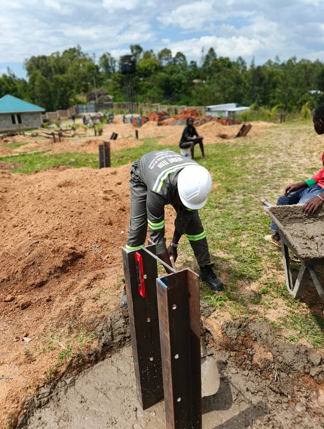 AutoPro team at work on an adventure installation